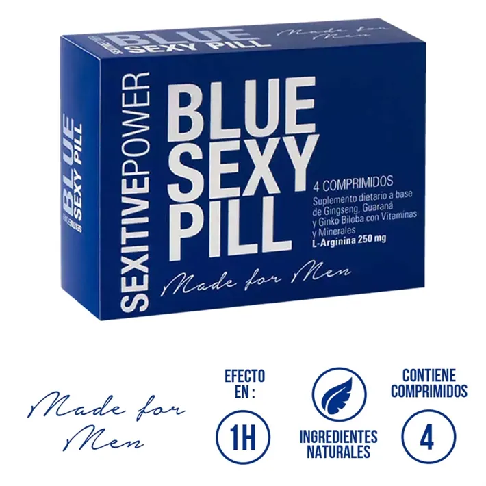 Blue sexy pill vigorizante Masculino EFECTO 1HS