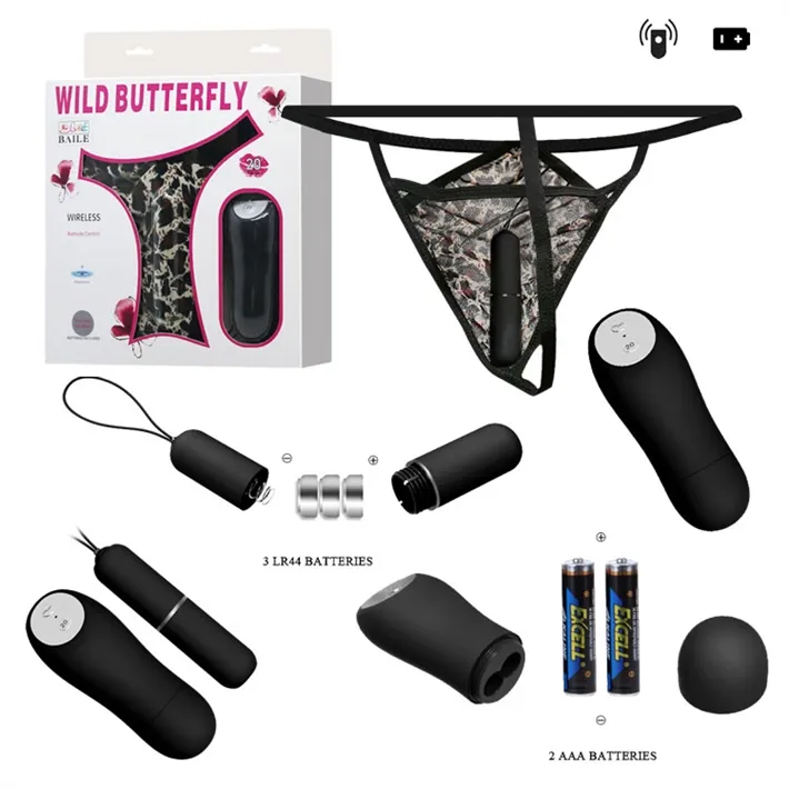 tanga con vibro y control inalambrico