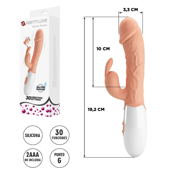 EASTER BUNNY Vibrador con est de clitoris